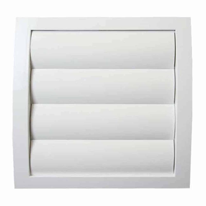 Europlast kunststof lamellenrooster 190 x 190mm wit ø 125mm - ND12Z Kunststof lamellenrooster 190 x 190mm wit O 125mm 1 1 1