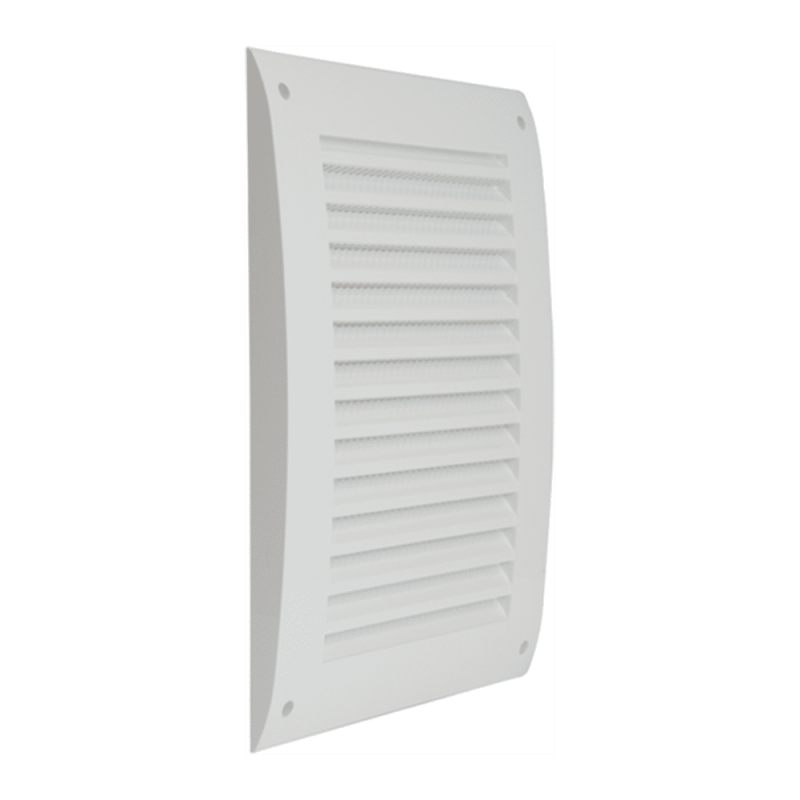 Europlast kunststof muurrooster wit 140 x 300mm - N30 Kunststof muurrooster 140 x 300mm wit 1 2