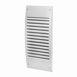 Europlast kunststof muurrooster wit 140 x 300mm - N30