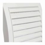 Kunststof muurrooster 150 x 150mm wit 1 1