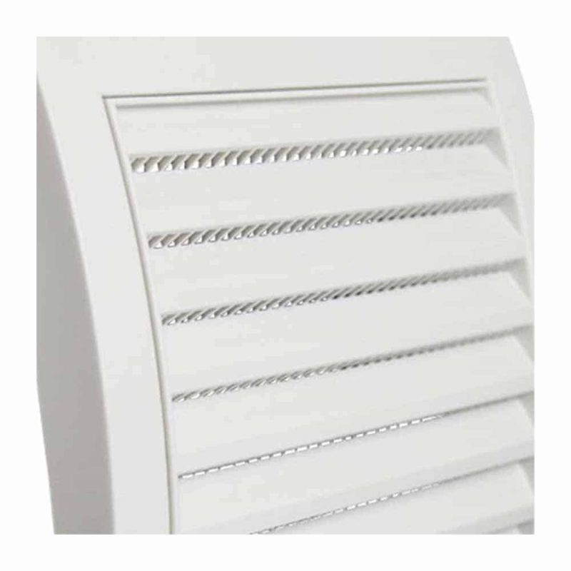 Europlast kunststof muurrooster wit 150 x 150mm - N10 Kunststof muurrooster 150 x 150mm wit 1 1