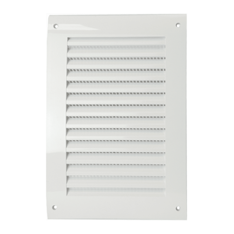 Europlast kunststof muurrooster wit 170 x 250mm - N25 Kunststof muurrooster 170 x 250mm wit 1 1