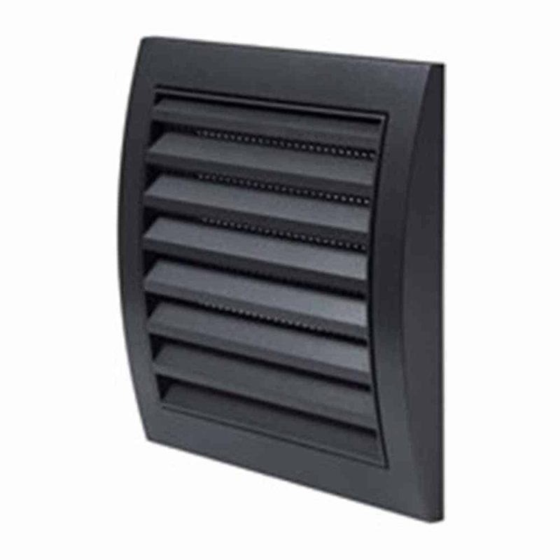 Europlast kunststof muurrooster antraciet 190 x 190mm - N12A Kunststof muurrooster 190 x 190mm antraciet 1 1