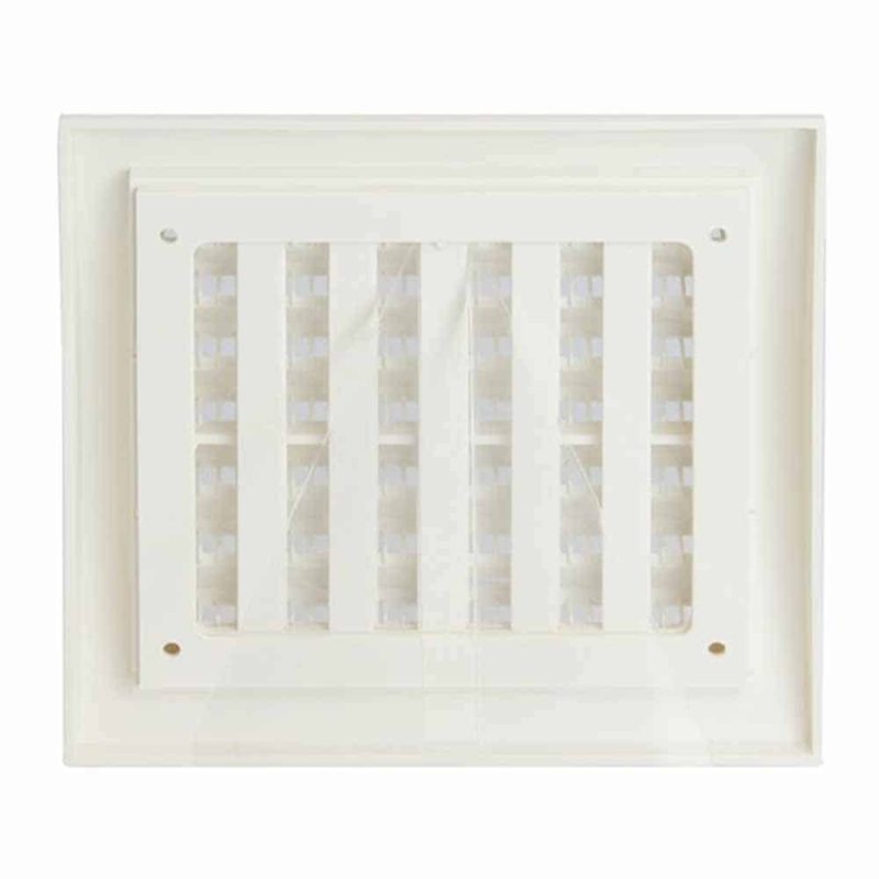 Europlast kunststof muurrooster regelbaar wit 150 x 150mm - N10R Kunststof muurrooster regelbaar 150 x 150mm wit 1