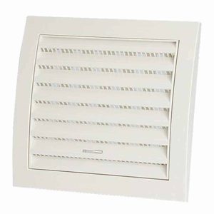 Europlast kunststof muurrooster regelbaar wit 150 x 150mm - N10R