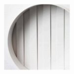 Kunststof muurrooster regelbaar 190 x 190mm wit O 150mm 3