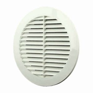 Europlast kunststof schoepenrooster rond wit Ø 150mm – VR150