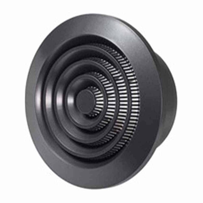 Europlast kunststof ventilatierooster rond antraciet met grill Ø 100mm - NGA100A Kunststof ventilatierooster rond antraciet met grill O 100mm 2