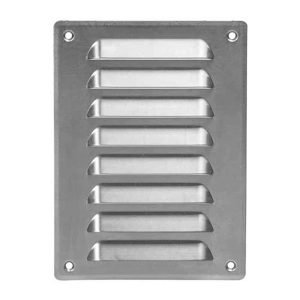 Europlast metalen sleufrooster rechthoekig aluminium 140 x 190mm - MR1419AL