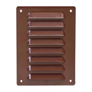 Europlast metalen sleufrooster rechthoekig bruin 140 x 190mm - MR1419B