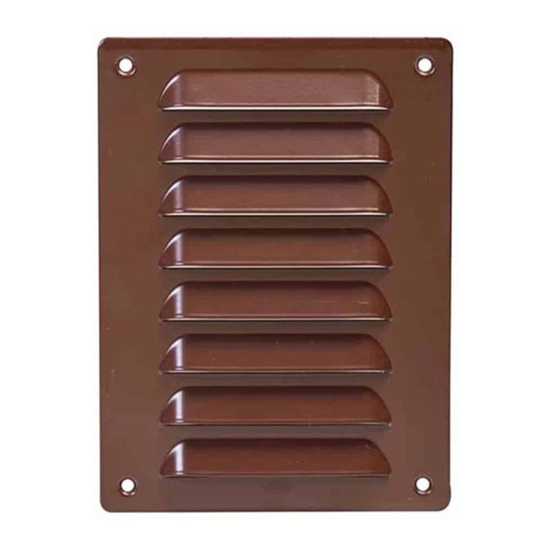 Europlast metalen sleufrooster rechthoekig bruin 140 x 190mm - MR1419B Metalen sleufrooster rechthoekig bruin 140 x 190mm 2