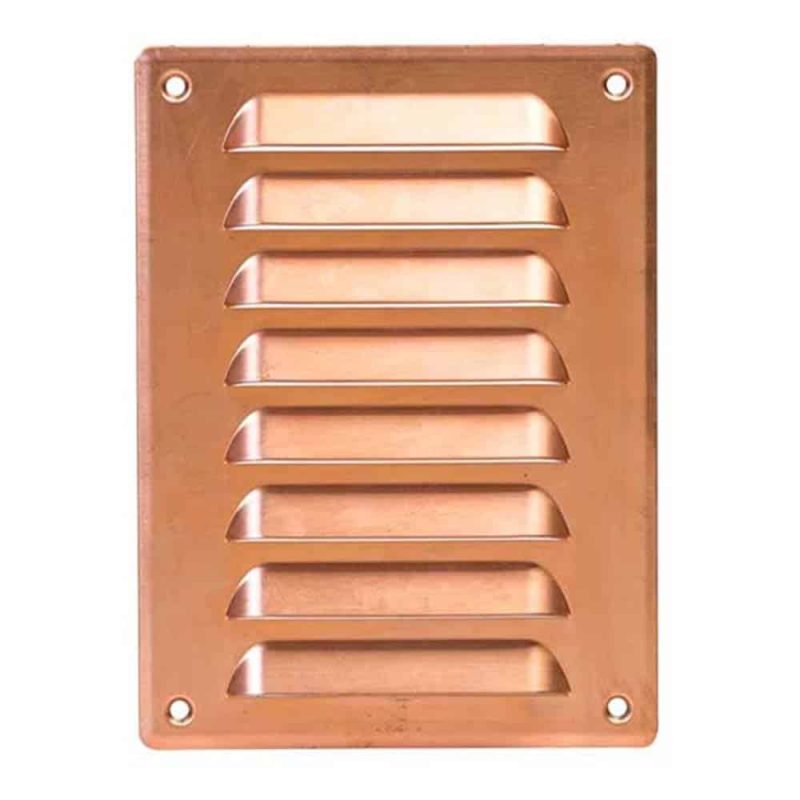 Europlast metalen sleufrooster rechthoekig koper 140 x 190mm - MR1419CU Metalen sleufrooster rechthoekig koper 140 x 190mm 2