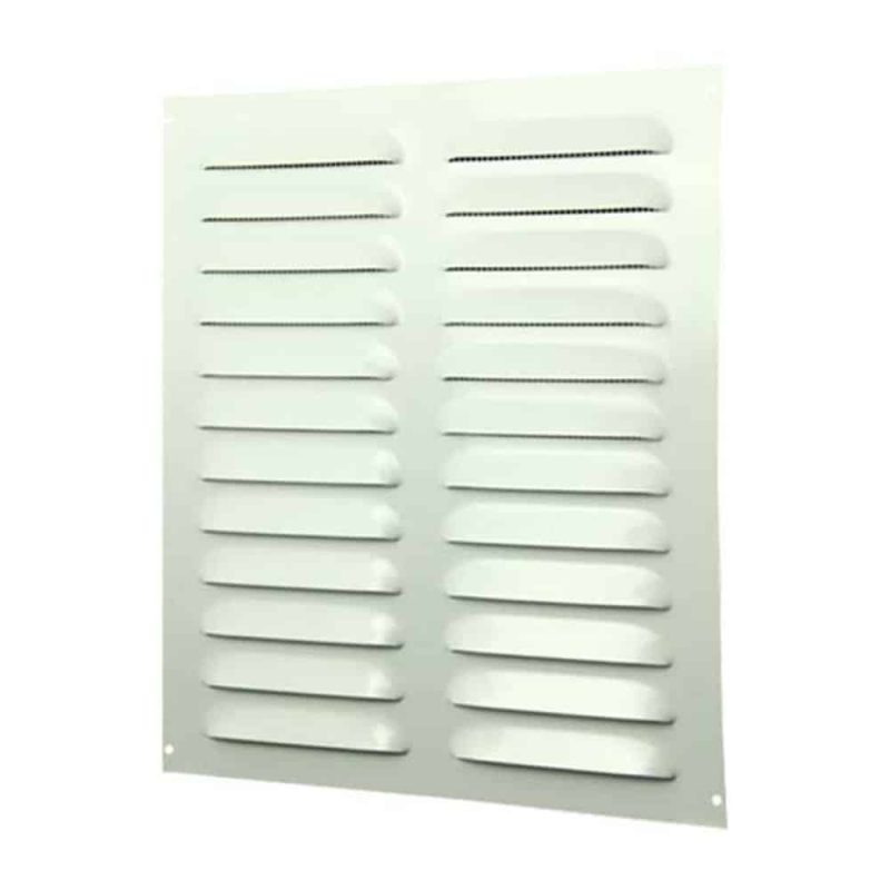 Europlast metalen ventilatierooster rechthoekig wit 260 x 280mm - MR2628 Metalen sleufrooster rechthoekig wit 260 x 280mm 1 1
