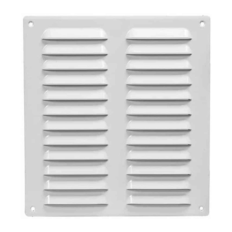 Europlast metalen ventilatierooster rechthoekig wit 260 x 280mm - MR2628 Metalen sleufrooster rechthoekig wit 260 x 280mm 3