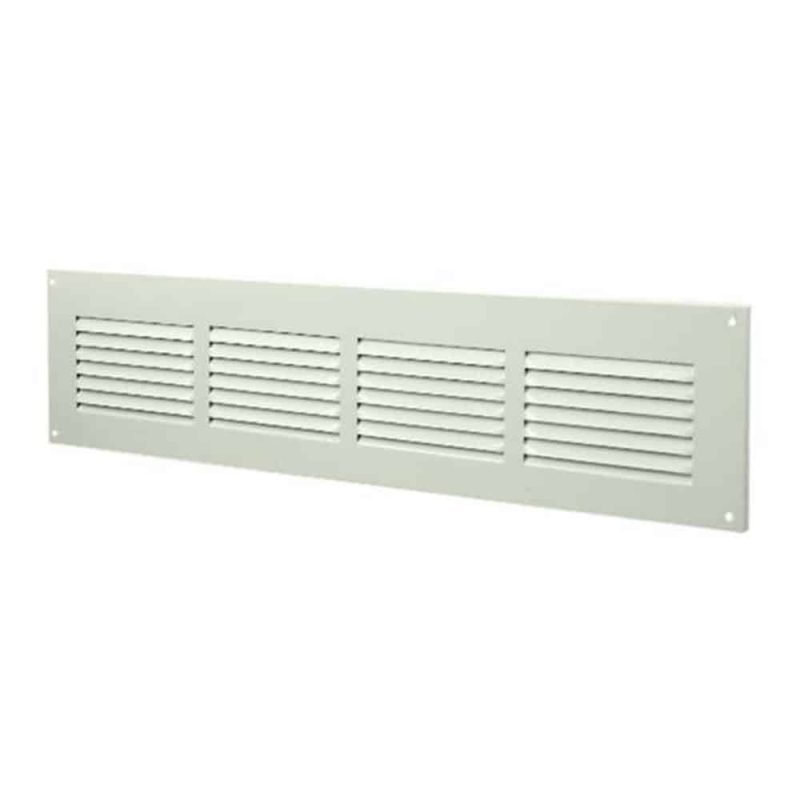 Europlast metalen sleufrooster rechthoekig wit 400 x 100mm - MR4010 Metalen sleufrooster rechthoekig wit 400 x 100mm