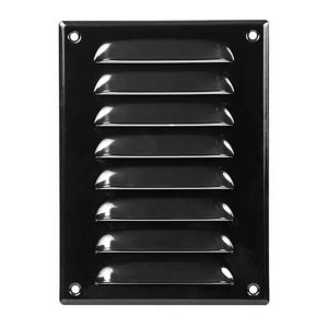 Europlast metalen sleufrooster rechthoekig zwart 140 x 190mm - MR1419M