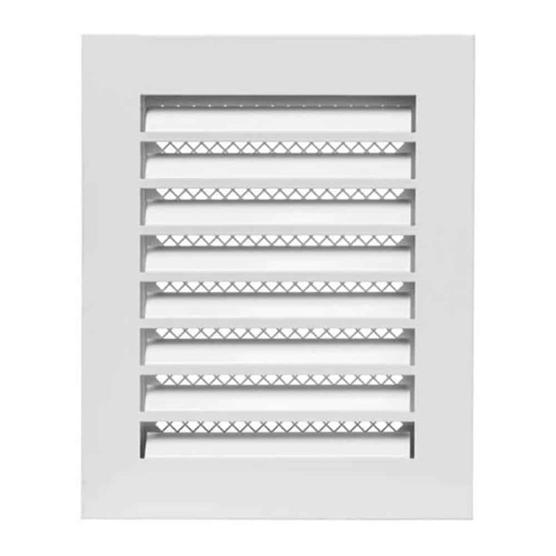 Europlast metalen ventilatierooster industrieel wit 150 x 200mm - MRF1520 Metalen ventilatierooster industrieel wit 150 x 200mm 1