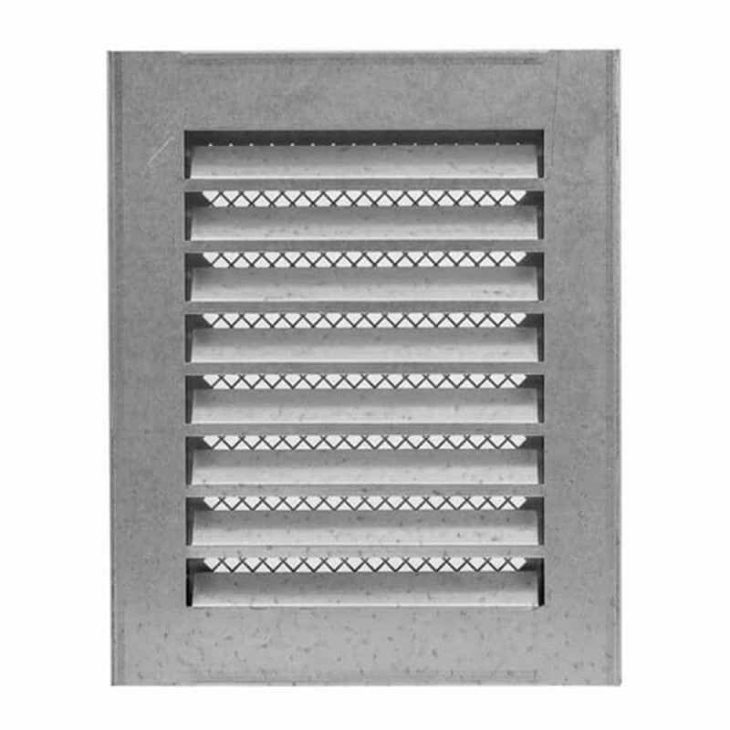 Europlast metalen ventilatierooster industrieel zink 150 x 200mm - MRF1520ZN Metalen ventilatierooster industrieel zink 150 x 200mm 1