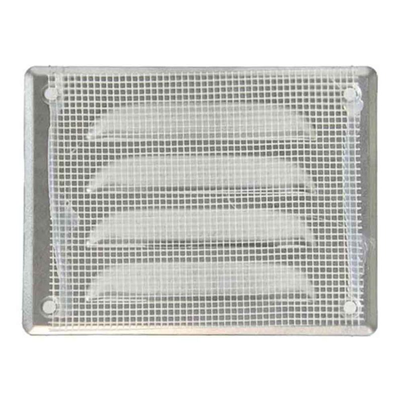 Europlast metalen sleufrooster rechthoekig aluminium 140 x 105mm - MR14105AL Metalen ventilatierooster rechthoekig aluminium 140 x 105mm 1 1
