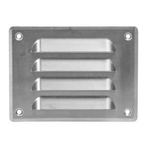 Europlast metalen sleufrooster rechthoekig aluminium 140 x 105mm - MR14105AL