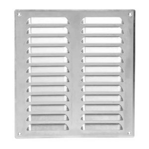 Europlast metalen ventilatierooster rechthoekig aluminium 260 x 280mm - MR2628AL