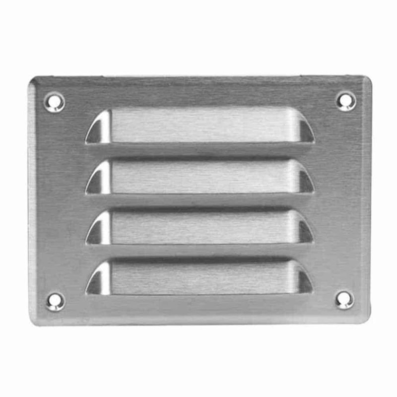 Europlast metalen sleufrooster rechthoekig rvs 140 x 105mm - MR14105I Metalen ventilatierooster rechthoekig rvs 140 x 105mm 2