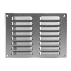 Europlast metalen ventilatierooster rechthoekig rvs 260 x 190mm - MR2619I
