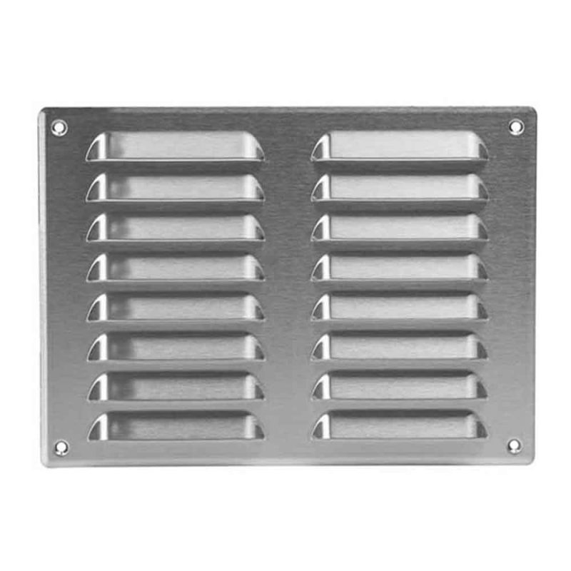 Europlast metalen ventilatierooster rechthoekig rvs 260 x 190mm - MR2619I Metalen ventilatierooster rechthoekig rvs 260 x 190mm 4