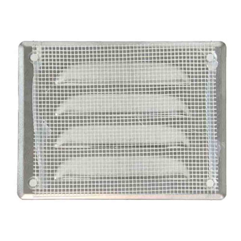 Europlast metalen sleufrooster rechthoekig zink 140 x 105mm - MR14105ZN Metalen ventilatierooster rechthoekig zink 140 x 105mm 1 1