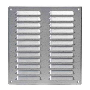 Europlast metalen ventilatierooster rechthoekig zink 260 x 280mm - MR2628ZN