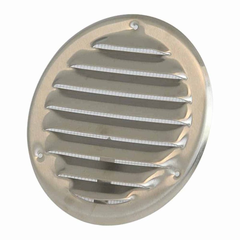 Europlast metalen ventilatierooster rond aluminium ø 160mm - MR160AL Metalen ventilatierooster rond aluminium O 160mm 1 1