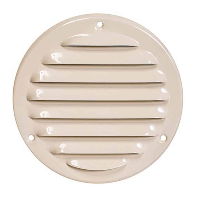 Europlast metalen ventilatierooster rond beige Ø 125mm - MR125Y Metalen ventilatierooster rond beige O 125mm 2