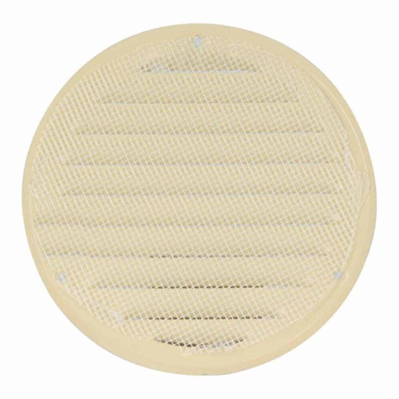 Europlast metalen ventilatierooster rond beige Ø 200mm - MR200Y Metalen ventilatierooster rond beige O 200mm 1 1