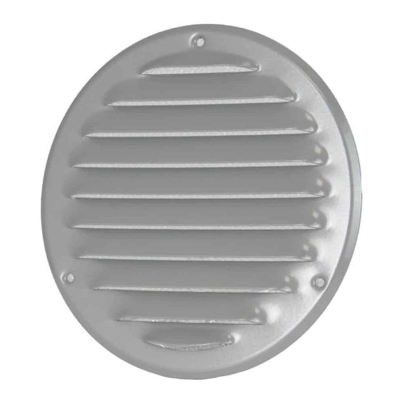 Europlast metalen ventilatierooster rond grijs ø 160mm - MR160P Metalen ventilatierooster rond grijs O 160mm 1 1