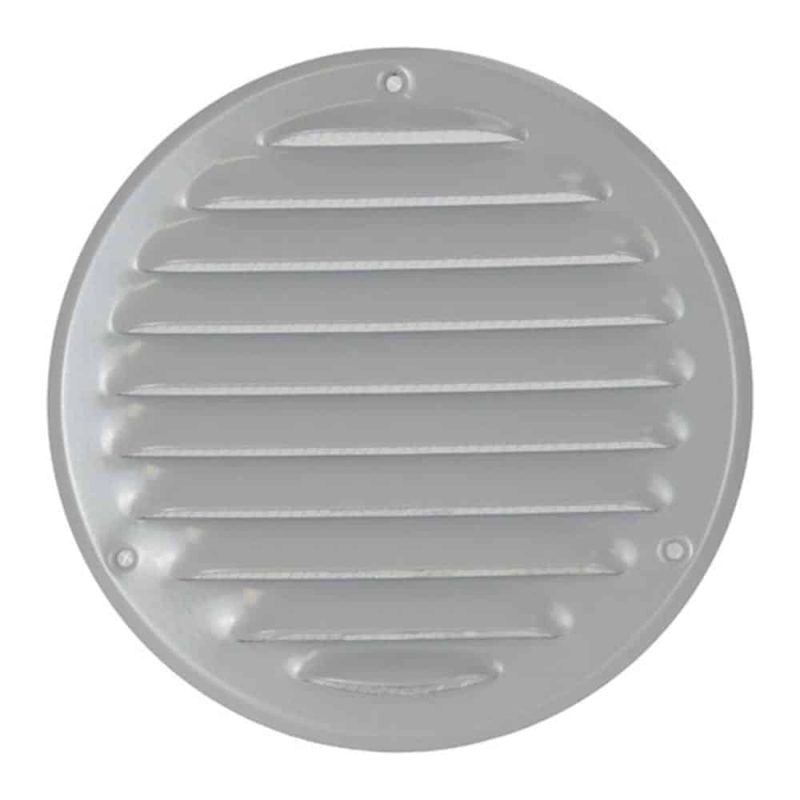 Europlast metalen ventilatierooster rond grijs Ø 200mm - MR200P Metalen ventilatierooster rond grijs O 200mm 1