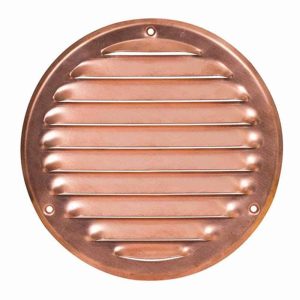 Europlast metalen ventilatierooster rond koper Ø 160mm - MR160CU