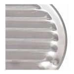 Metalen ventilatierooster rond zink O 125mm 1 1