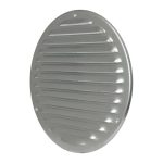 Metalen ventilatierooster rond zink O 125mm 3 1