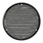 Metalen ventilatierooster rond zwart O 100mm 2 1