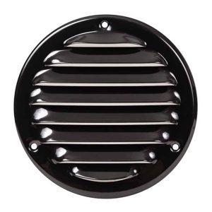 Europlast metalen ventilatierooster rond zwart Ø 125mm - MR125M