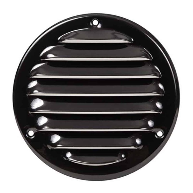 Europlast metalen ventilatierooster rond zwart Ø 125mm - MR125M Metalen ventilatierooster rond zwart O 125mm 2