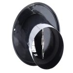 Nedco RVS bolrooster met vliegengaas en terugslagklep O 150mm 626.052.01 1 1