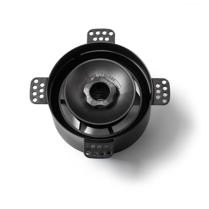 NoShow instucbaar ventiel 125mm zwart - 8720844026807 NoShow instucbaar ventiel 125mm zwart 8720844026807 1