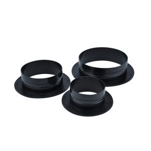 Ribstar kunststof flens zwart Ø 315 mm