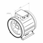 Ruck ETAMASTER kunststof buisventilator met EC motor 2960m3 6