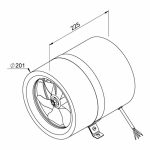 Ruck Etaline M kunststof buisventilator 910m3 1 2