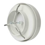 Rucon kunststof ventilatie toevoer ventiel grijswit O 125 mm 1