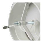 Rucon kunststof ventilatie toevoer ventiel grijswit O 125 mm 2