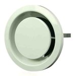 Rucon metalen ventilatie afvoer ventiel O 80 mm 1 1