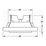 Rucon metalen ventilatie afvoer ventiel O 80 mm 3